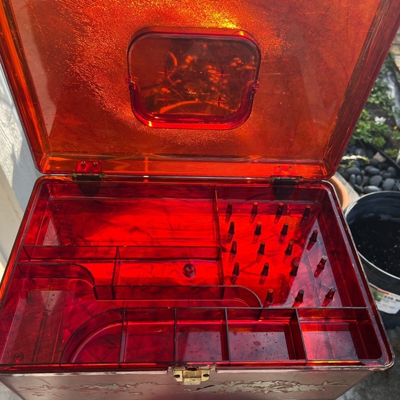 Vintage Lucite Makeup Case - Picture 2 of 6